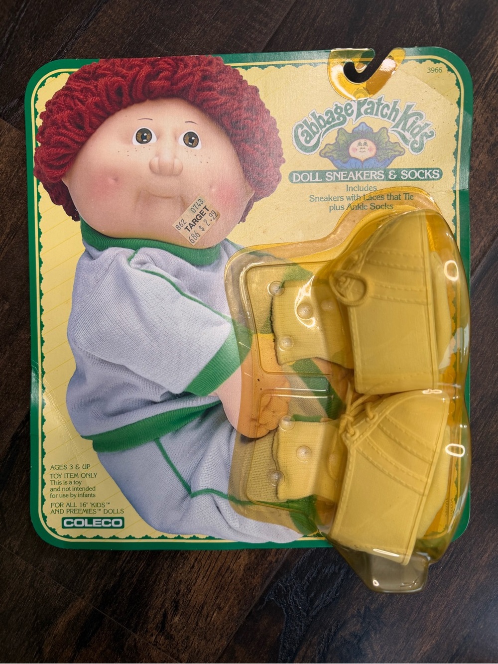 1984 Cabbage Patch Kids NIP sneakers and socks